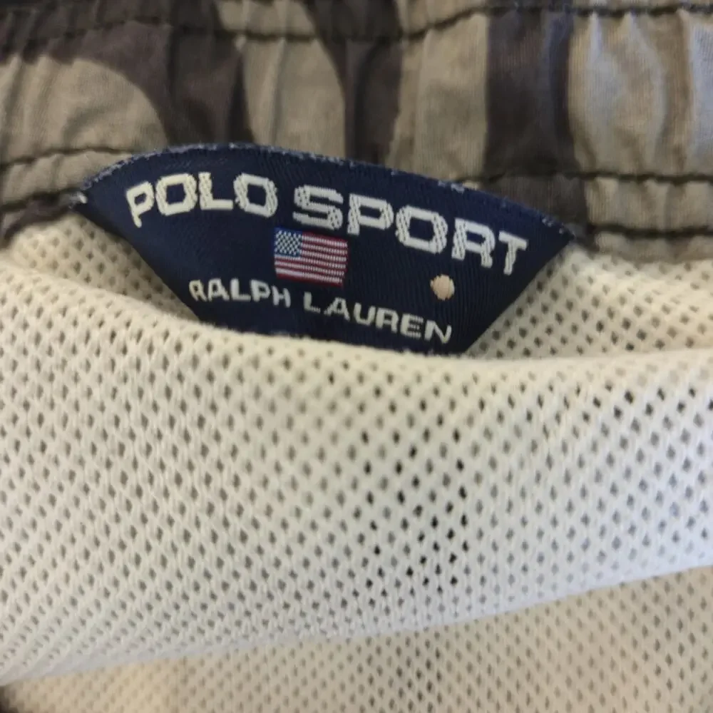 Vtg Polo Sport Ralph Lauren Hawaiian Tribal Print Swim Shorts Spring 2000 Size L